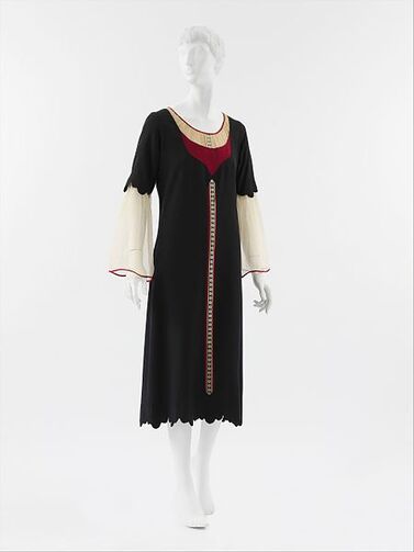 Robe en laine et soie (1925), Paul Poiret, New York, Metropolitan Museum of Art.