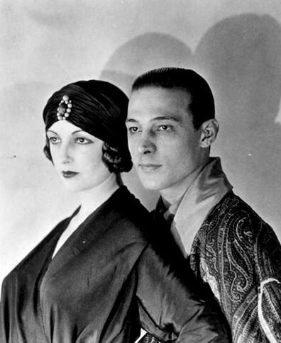Natacha Rambova and Rudolph Valentino