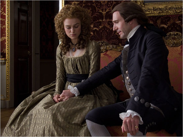 Ralph Fiennes in film The Duchess(2008) with Keira Knightley