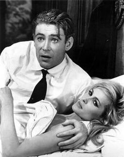 Peter O’Toole and Ursula Andress in What’s New, Pussycat?, 1965