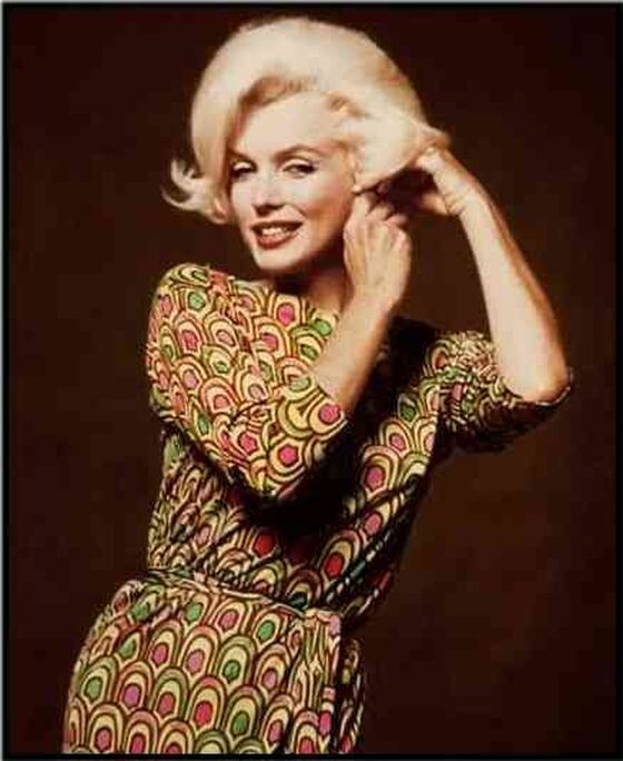 Marilyn Monroe in Emilio Pucci dress, photo Bert Stern 1962