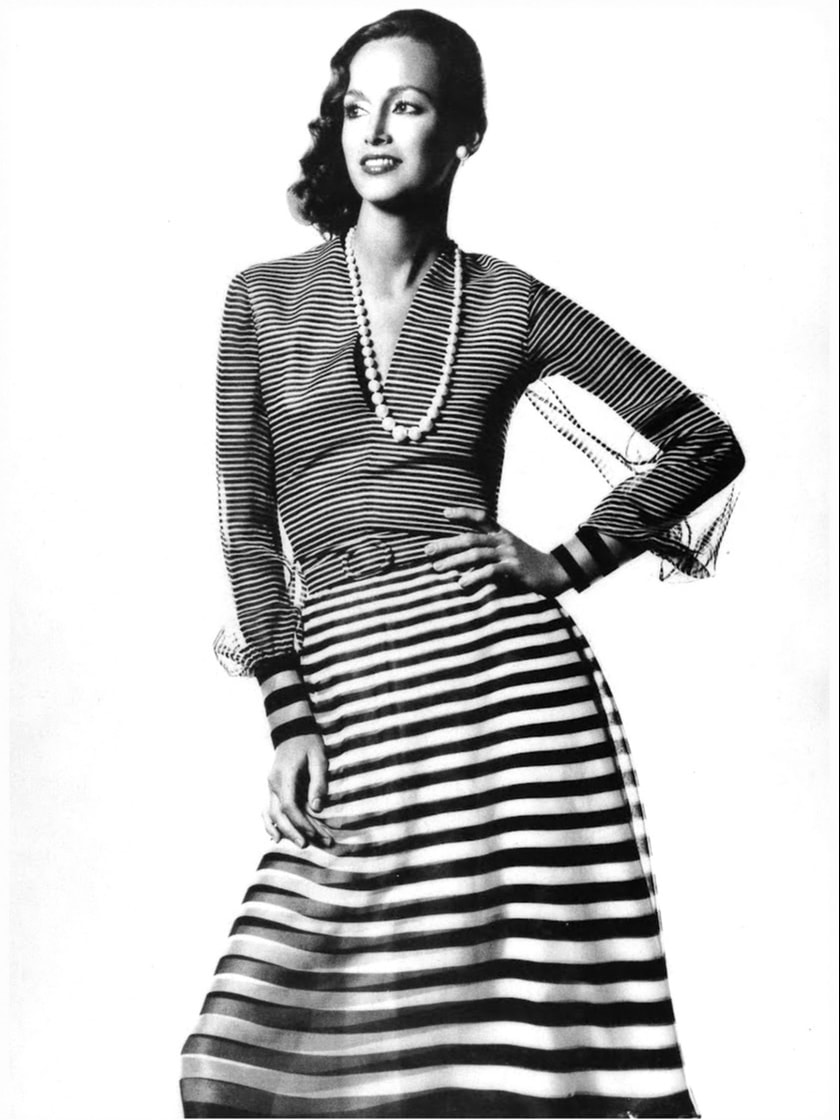 Karen Graham for Vogue Italia, March 1974, photo by Irving Penn