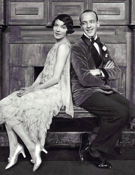 Fred Astaire with his sister Adele Astaire
