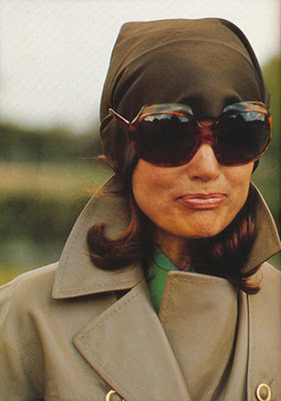 Jackie Kennedy Onassis wearing Emilio Pucci scarf