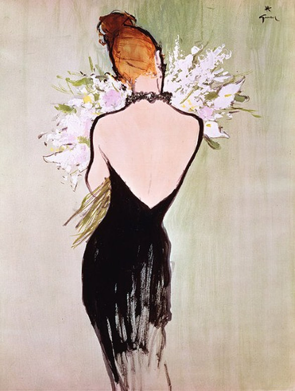 Illustration of René Gruau (4 February 1909 – 31 March 2004)