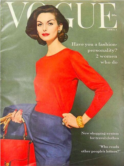Anne Sainte Marie, Vogue April 1, 1959