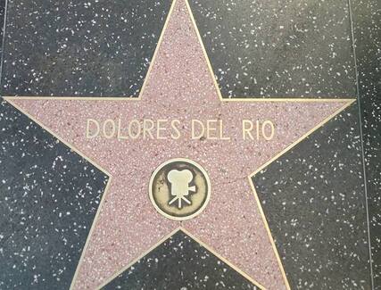 Dolores del Río's star in the Hollywood Walk of Fame