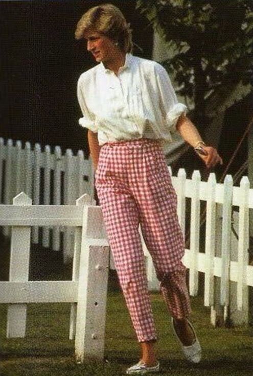 Elegant style icon wardrobe essentials: Princess Diana in white shirt