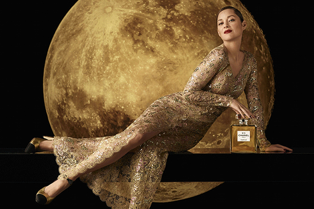 Marion Cotillard as House ambassador and the new face of the Chanel No. 5 fragrance