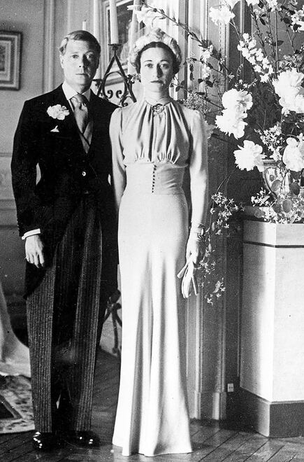 Wallis Simpson robe de mariée par Mainbocher, 1937