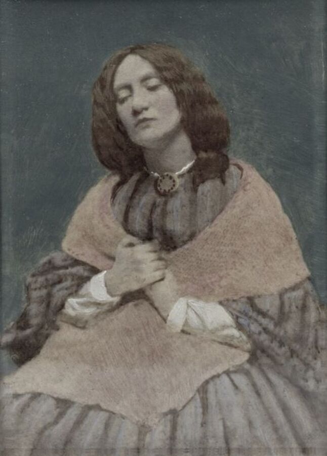 Photograph of Elizabeth Siddal(25 July 1829 – 11 February 1862 ) 