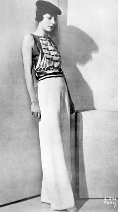 Yacht Pajamas by Edward Molyneux, 1934