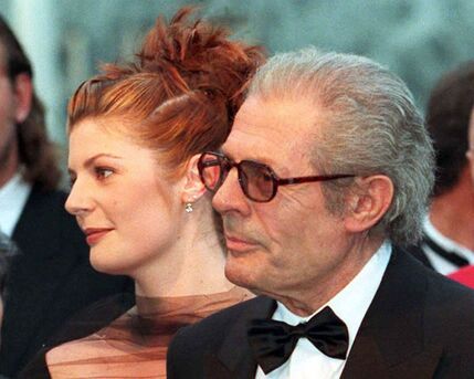 Marcello Mastroianni with his daughter with Catherine Deneuve: Chiara Mastroianni.