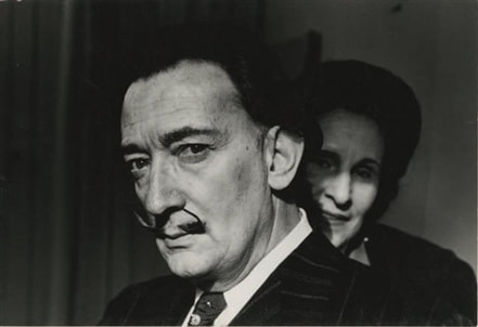 Salvador Dali and Gala, photo by  Alexander Liberman