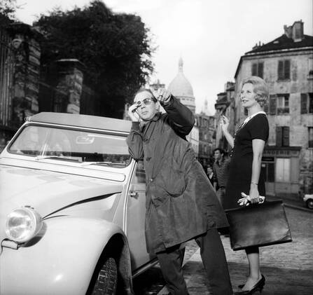 Michèle Morgan and Francois-Villiers, 1963