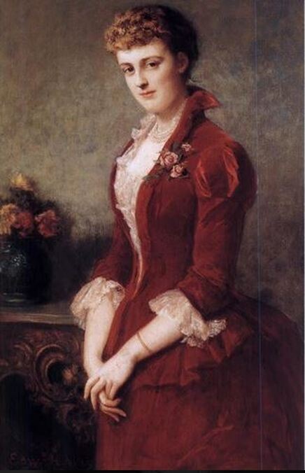 Portrait of Edith Wharton by Edward Harrison May