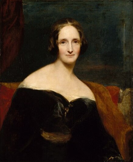 Richard Rothwell's portrait of Mary Shelley in later life