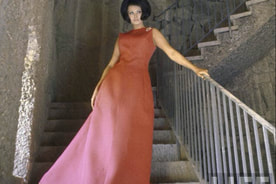 Sophia Loren at her mansion in Rome, Italy, 1964