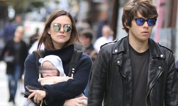 Keira Knightley with her husband James Righton and their daughter Edie