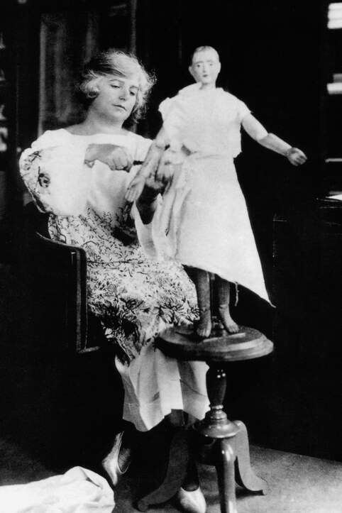 Madeleine Vionnet with her doll