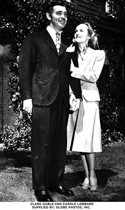 Carole Lombard and Clark Gable 