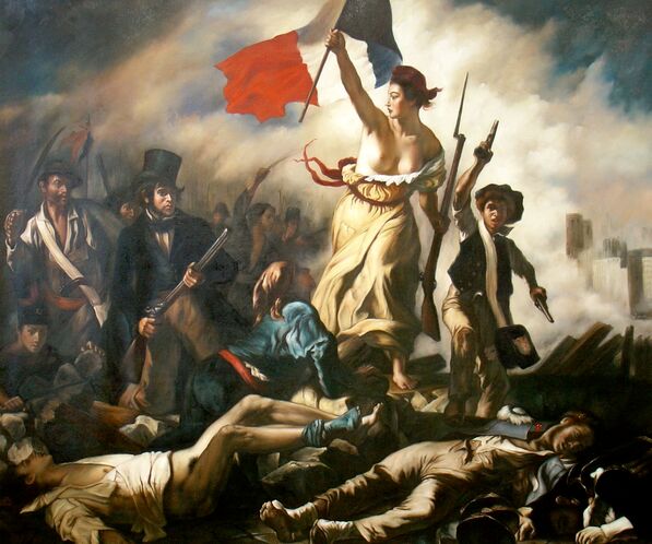 Liberty Leading the People, 1830/La liberté guidant le peuple, Eugène Delacroix, Louvre, Paris