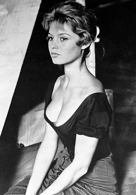 Brigitte Bardot on the set of And God Created Woman (1956), photo by Edward Quinn, 1956