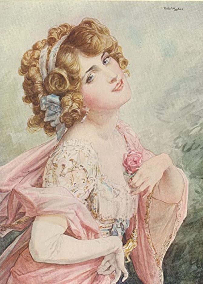 Portrait of Lily Elsie as Sonia in The Merry Widow, London 1907
