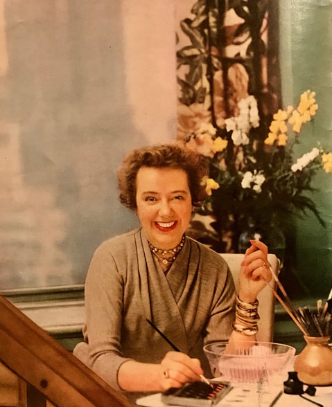 Claire McCardell c. 1950. Photo courtesy of Julie Eilber. All rights reserved