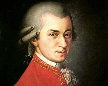 Wolfgang Amadeus Mozart portrait painted by Barbara Krafft , 1819