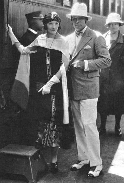 Natacha Rambova and Rudolph Valentino, 1925