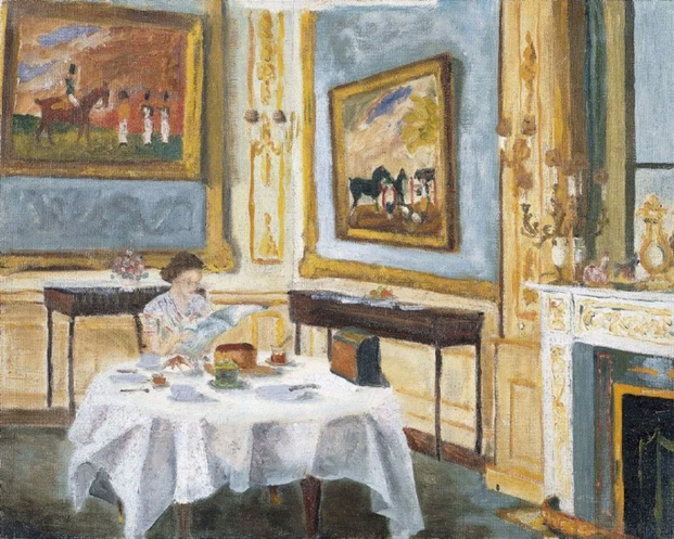 The Queen at Breakfast (1965). Painted by Prince Philip, Duke of Edinburgh, Courtesy of the Royal Collection Trust.