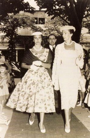 Sonsoles de Icaza Marquesa de Llanzol con su hija Sonsoles Díez de Rivera 