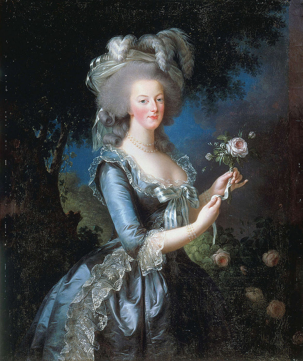 Marie-Antoinette à la Rose, Élisabeth Louise Vigée Le Brun, 1783
